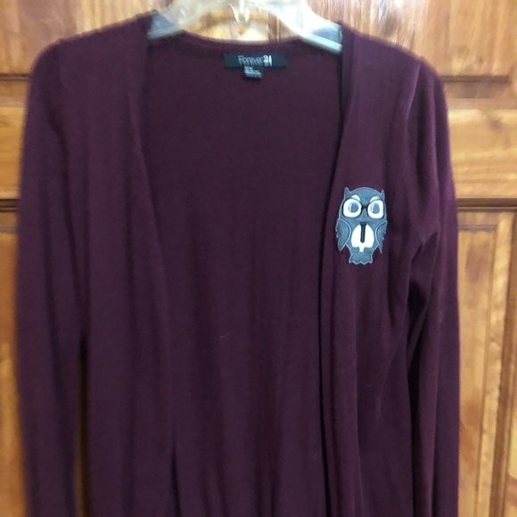 Owl preppy cardigan - Picture 2 of 3